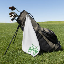 Custom Golf Towel - Personalized Name & Design