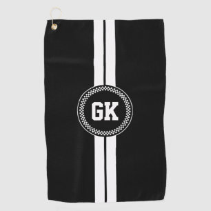 Custom Golf Towel Stripe Personalized Golfing Gift