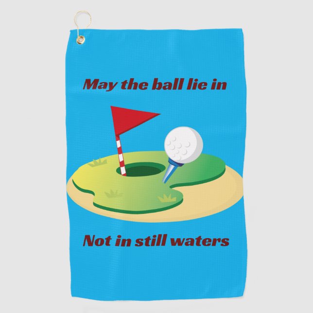 Custom Golf Towels:The Perfect Gift for Golf Lover Golf Towel (Front)