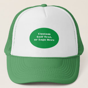 Custom Golf Trucker Hat, Personalized Baseball Cap