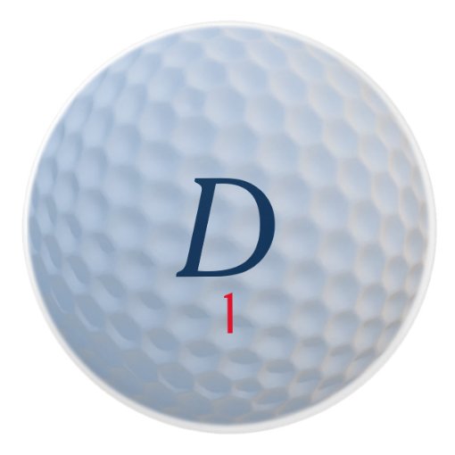 Custom Golfers Monogram Golf Ball Knob Zazzle