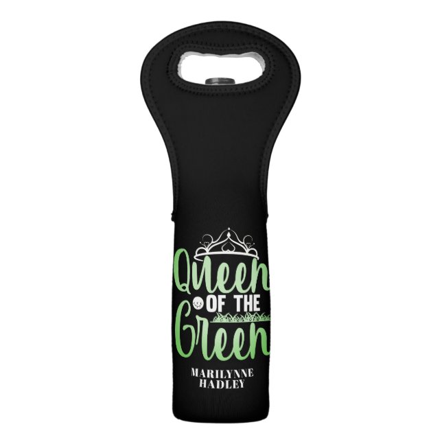 Custom Golfers Name Golf Sport Wine Bag (Front)