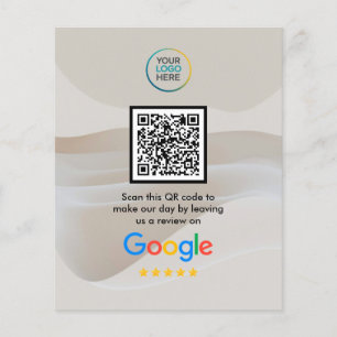 Custom Google Reviews QR Code Flyer