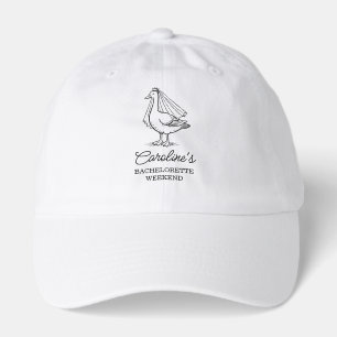 Custom Goose Doodle Weekend Bachelorette Favor Hat