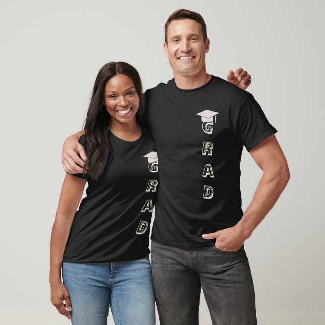 Custom Grad Shirt - Personalized Print Tee Gift (Unisex)