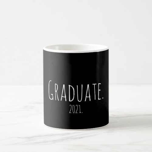 Custom Graduate 2021 Minimal Simple Graduation  Coffee Mug