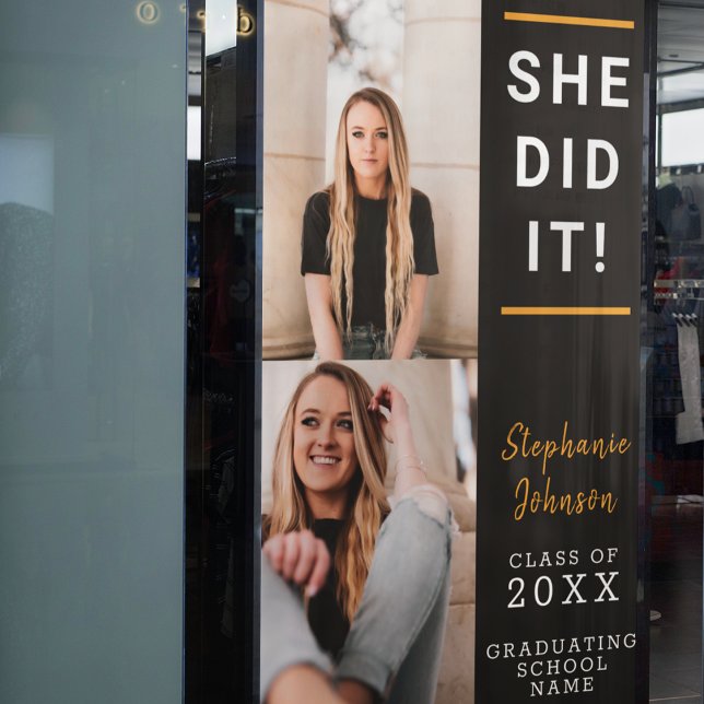 Custom Graduate Photo Celebration Banner (Creator Uploaded)