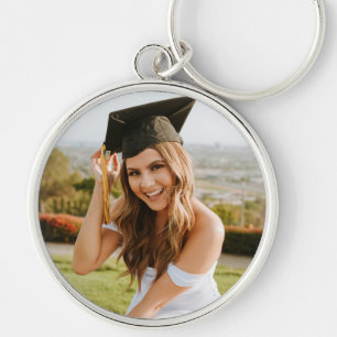 Custom Graduate Photo Keychain