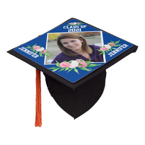 Custom Graduating Senior Class 2021 Decorated Graduation Cap Topper