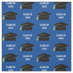 Custom Graduation Cap Class Year Blue Fabric