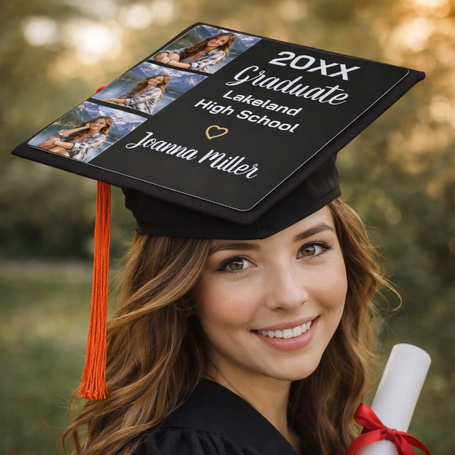 Custom Graduation Cap Design with Photos (Creator Uploaded)
