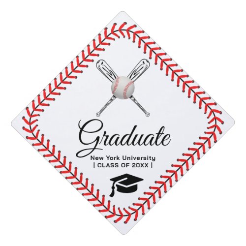 Custom Graduation Cap Topper | BASEBALL
