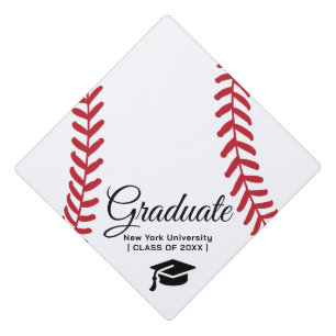 Custom Graduation Cap Topper   BASEBALL