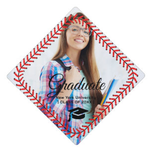Custom Graduation Cap Topper BASEBALL