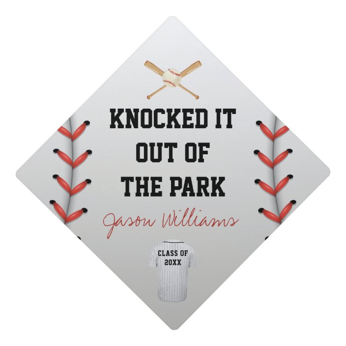 Custom Graduation Cap Topper Baseball