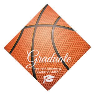 Custom Graduation Cap Topper   Basketball