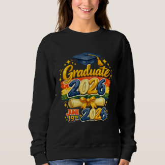Custom Graduation Class of 2026 Family Crochet Sty Sweatshirt