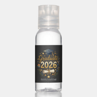 Custom Graduation Class of 2026 Personalized Famil Hand Sanitizer