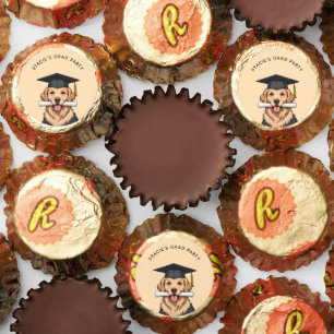 Custom Graduation Cute Golden Retriever Dog Reese's Peanut Butter Cups