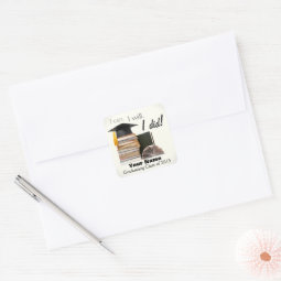 Custom Graduation Envelope Seal Stickers | Zazzle