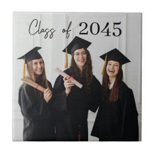 Custom Graduation Farewell Gift Photo Ceramic Tile