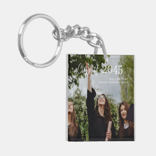 Custom Graduation Farewell Gift Photo Keychain