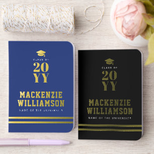 Custom Graduation Foil Pocket Notebook Set