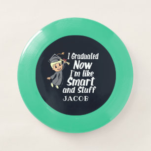 Custom Graduation Gag I Graduated Cartoon Name Wham-O Frisbee