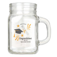 UNIVERSITY OF SOUTHERN CALIFORNIA GLASS MASON JAR W/LID - 20 oz