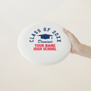 Custom graduation gift frisbee for disc golf game