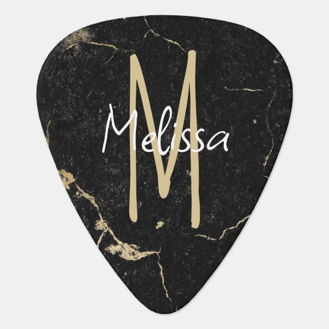 Custom Graduation Gift Monogram Name Class of 2023 Guitar Pick (Front)