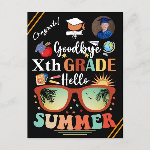 Custom Graduation Goodbye School Hello Summer