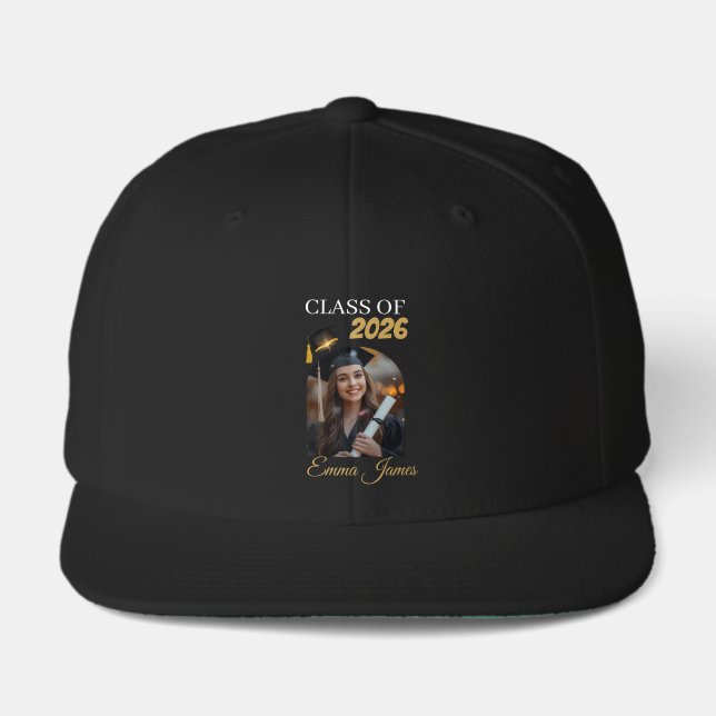 Custom Graduation Hat Class of 2026 (Front)