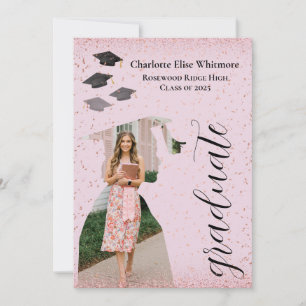 Custom Graduation Invitation and announcement card