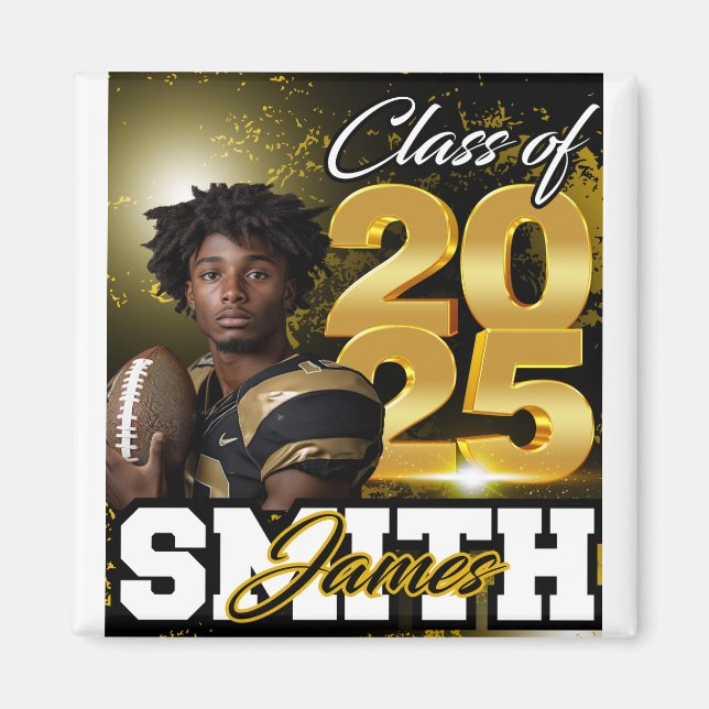 Custom Graduation Magnet | Class of 2025 keepsake (Front)