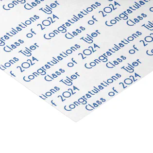 Custom Graduation Message Tissue Paper