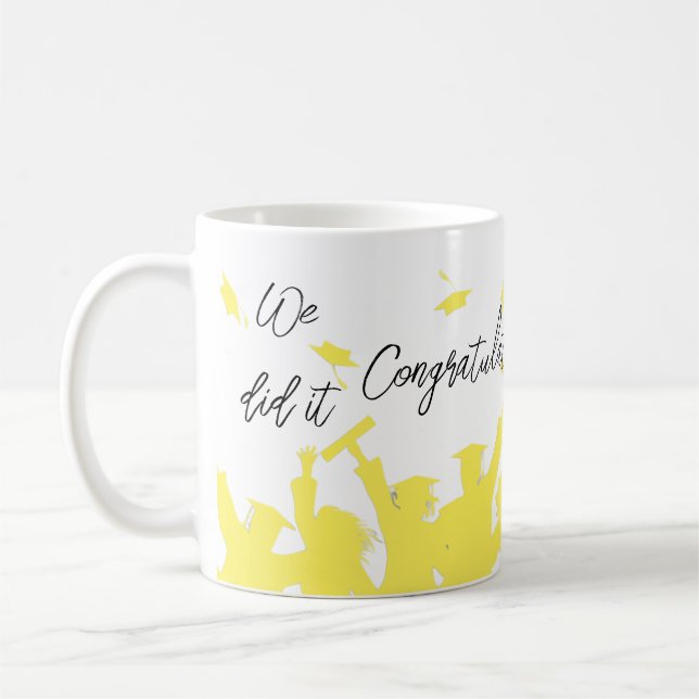 Custom Graduation Mug – Photo Gift for Friends (Left)