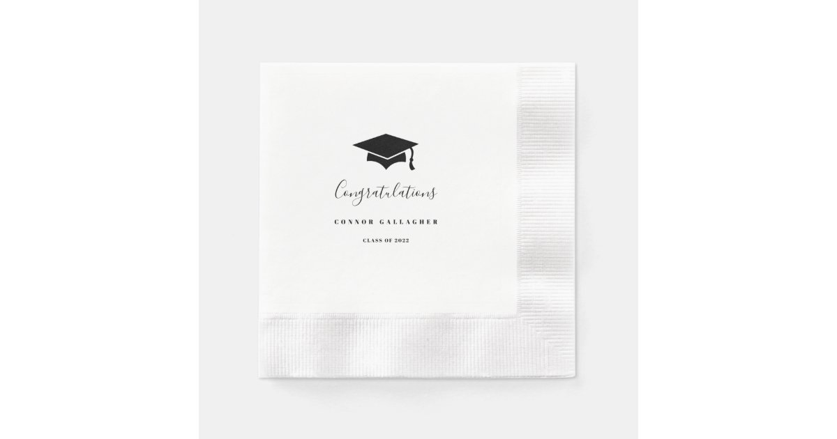 Custom Graduation Paper Napkins Zazzle