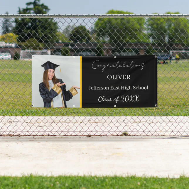 Custom Graduation Party Class of 2025 High School Banner | Zazzle