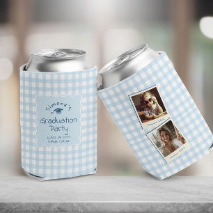 Custom Graduation Party Favor with Throwback Photo Can Cooler