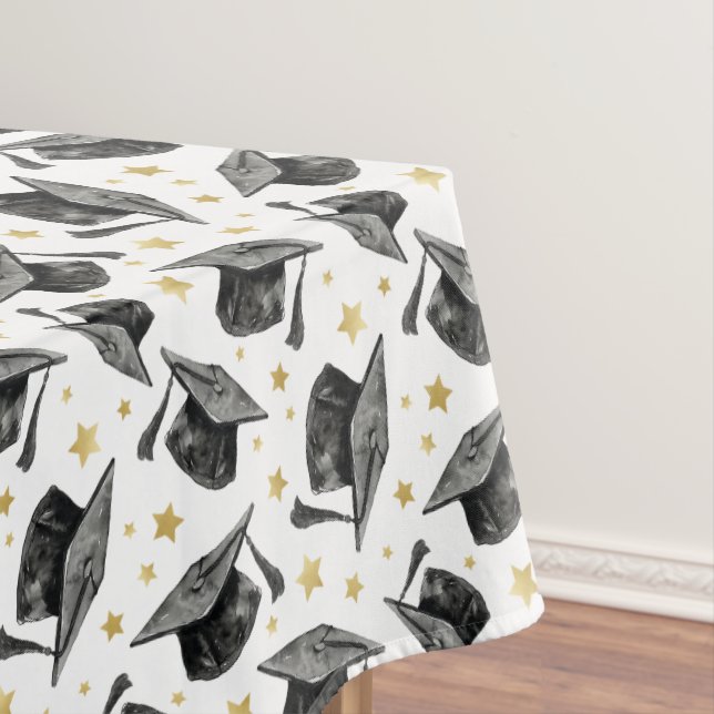 Custom Graduation Party Tablecloth | Festive Event (In Situ)