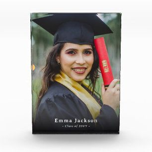 Custom Graduation Personalized Name & Photo Block