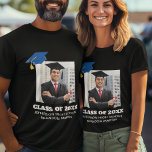 Custom Graduation Photo 2026 Graduate Proud Parent T-Shirt<br><div class="desc">These custom senior graduate t-shirts are a great shirt for a proud parent at the graduation ceremony. Celebrate at the graduation ceremony with this funny Class of 2026 tee for a graduating senior or a proud mom or dad.</div>