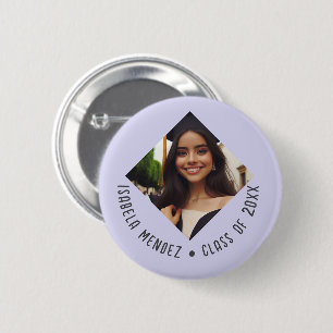 Custom Graduation Photo Announcement Button