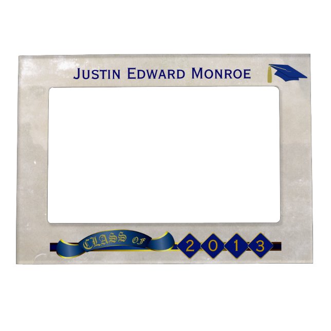 Custom Graduation Photo Magnetic Frame (Front)