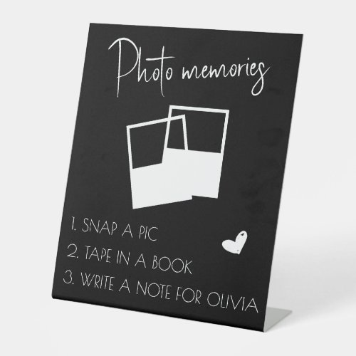 Custom Graduation photo memories Sign