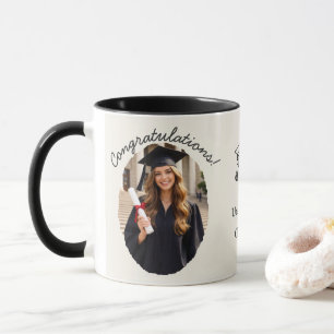 Custom Graduation Photo Mug Congratulations