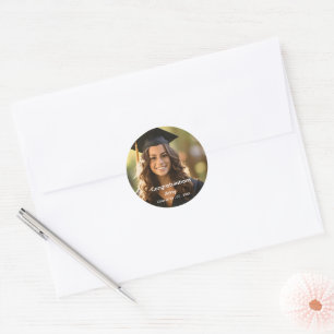 Custom Graduation Photo Stickers - Class of 2026