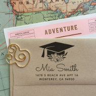 Custom Graduation Return Address Self-inking Stamp