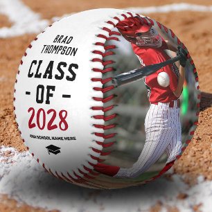 Custom Graduation Senior Photo Baseball